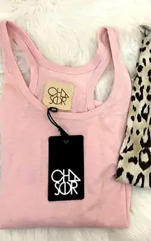 Chaser Tanktop Bundle Pink/ Cheetah Print M NEW