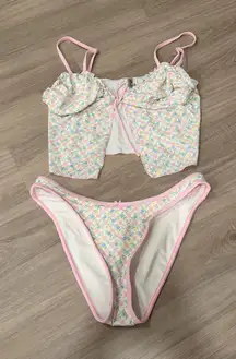 PINK x Frankie’s Bikinis Two Piece Tankini