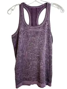 Lululemon Swiftly Racerback 2016 Seawheeze Heathered Lullaby Purple Womens 6