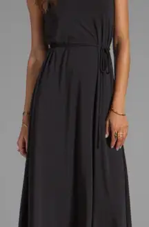 NWT Revolve KRISA‎ Tube Strapless Silk Black Maxi Dress Size Large Formal Dressy