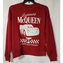 Lightning McQueen red sweatshirt women size medium