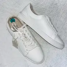 JOIE Harvard White Sneakers sz 8 NWT!