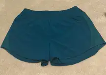 Turquoise  Athletic Shorts