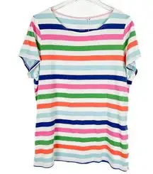 Boden USA NWT Boden Wide Strip Short Sleeve T-Shirt Tee Top US Size 16-18 NEW