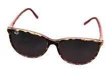 Maui Jim Polarized Ocean Cat Eye Sunglasses in Tortoise Raspberry MJ0723S-002