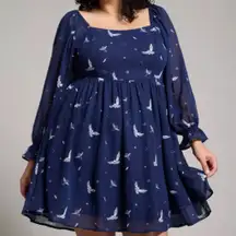 Harry Potter Hedwig Owl Chiffon Skater Dress