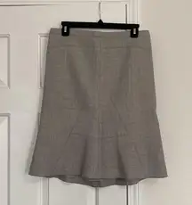 BCBG Maxazria light grey wool pencil skirt.