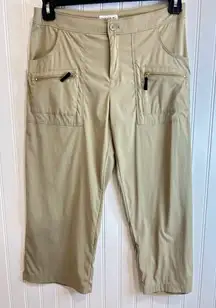 Danskin Women's Cargo Pants in Tan
