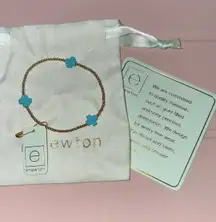 Blue Cross Bracelet
