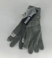 Steve Madden Womens Gray EZ Tap Gloves One Size