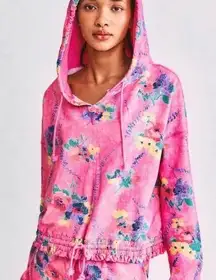 LoveShackFancy x Beach Riot Jenna Cropped Hoodie Sweatshirt