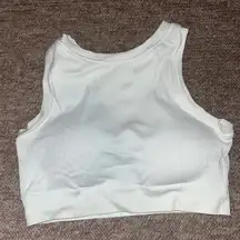 Pro-fit white tank top