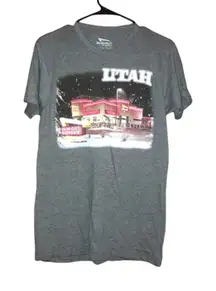 In-N-Out Burger Graphic Casual Graphic Short Sleeve Grey Tee Utah Size Medium