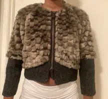 FAUX FUR coat