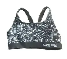 Pro Dri-Fit Size XS Grey and White Athletic Sports Bra