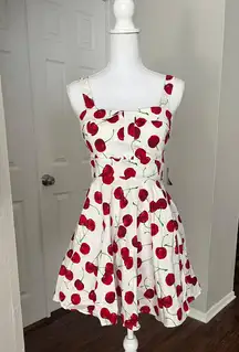 Ixia ‘pull up in a cherry’ dress