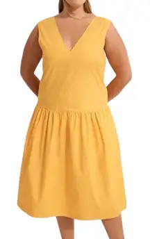 Marysia Resort Lucera Papaya Cotton Poplin Dress M