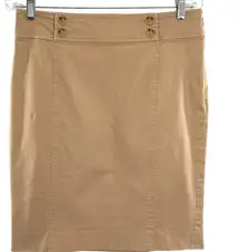 Lauren Ralph Lauren Khaki Pencil Skirt