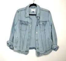 Universal Threads light wash Jean jacket