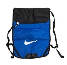 Nike Black and Blue Adjustable Backpack Gym Sack