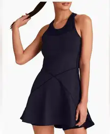 Alala Serena Dress Racer Back Mini Short Black Size Medium NWT