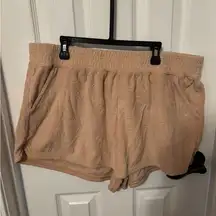 Offline by Aerie Happy Face Terry Cloth Shorts size XL