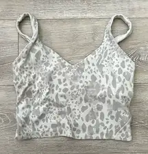 Lululemon Gray Leopard Print Tank Top