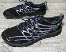 Merrell Bare Access Arc 3 Black Barefoot Running Sneakers Shoes Women's Size 9