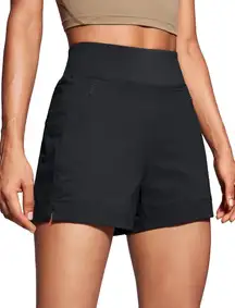 CRZ YOGA Women's Lightweight Mid Rise Hiking Shorts size XL‎