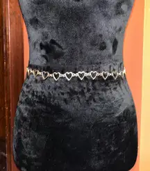 Heart belly chain