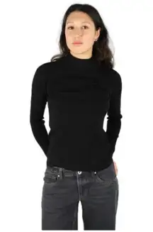 Shekou Black Tight Long Sleeve Shirt