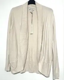 NWT Rachel Zoe Soft Plush Open Front Cardigan Medium