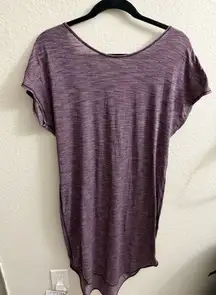 Lululemon Retreat Dress Heathered Black Cherry Size S Fall Layer Casual