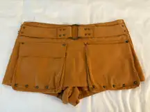 Free People Suede Mini Skort