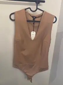 Faux Leather Bodysuit