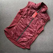 Kari Traa // Maroon Puffer Vest