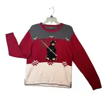 Woolrich Sweater Bear Christmas Holiday Pullover Cute Winter Cozy Gift