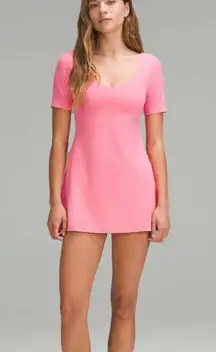 Lululemon Align Short-Sleeve Dress Sakura Pink Size 8