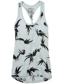 NWT Burton Sammy Twist Tank in Silver Heather Modern Floral Size M