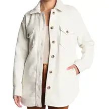 RDI NEW With Tags  Cream Textured Women’s Oversized Button Down Shacket