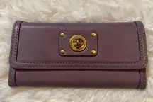 Marc by Marc Jacobs Light Purple Wallet with Turn Lock