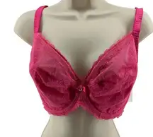 Chantelle Bra C Chic Sexy Plunge #3641 Pink Womens 34H