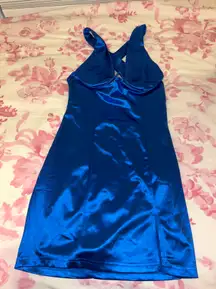 blue formal dress