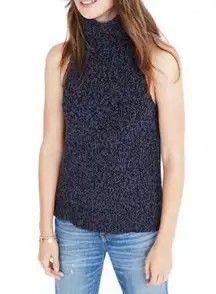 Madewell Marled Sleeveless Turtleneck Sweater