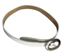 Justin‎ White Leather Belt