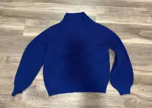 Blue Turtle Neck Sweater 