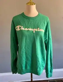 Champion Green Crewneck Sweatshirt | Size: M