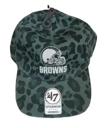 47 clean up women's adjustable camo hat Cleveland browns