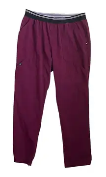 Beyond Scrubs Women Scrub Pants MP Maroon‎ Medical Uniform Nurse Workwear Dental