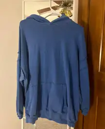 Blue Overside Hoodie